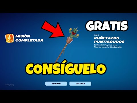 *GRATIS* CÓMO CONSEGUIR EL PICO PUÑETAZOS PUNTIAGUDOS EN FORTNITE! COSMÉTICOS GRATIS en FORTNITE!