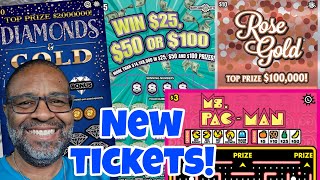 New Ms Pac-Man MD Lottery Scratch Off Tickets and more!