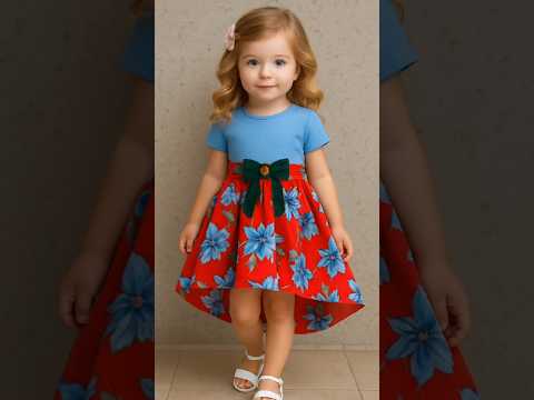easy tricks baby skirt cutting and stitching/tips #babyfrock #sewinghacks #fashion #shorts #viral