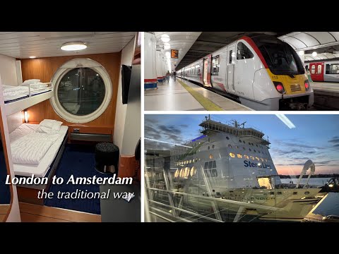 London to Amsterdam by train & ferry with Stena Line
