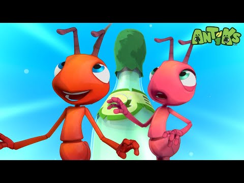 Bottle Rocketeers! | +60 Minutes of Antiks by Oddbods | Kids Cartoons | Party Playtime!