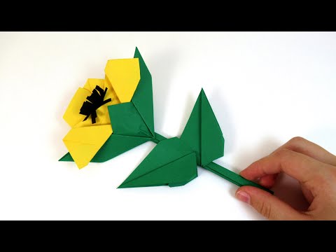 How to make a paper flower easy origami flowers