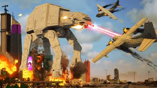 Realistic AT-AT Destruction 😱 Teardown