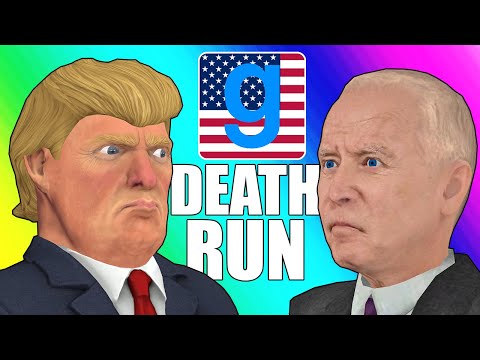 Gmod Death Run - Trump VS Biden With... Marge Simpson? (Garry's Mod Funny Moments)