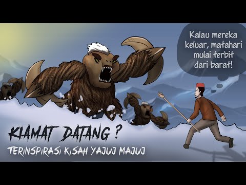 MENUNDA KIAMAT! Menghalang mahkluk Perusak Bumi | Kartun Hantu Yajuj Majuj