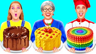 Me vs Grandma Cake Decorating Challenge | Crazy Challenge by Fun