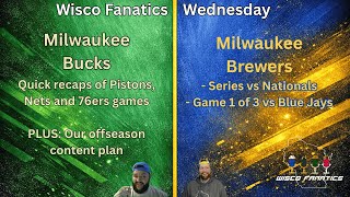 Bucks season is over, Brewers on a skid 📱