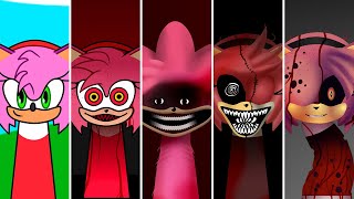 My Sprunki OC: Amy Rose | From Phase 1 to New Phase 5!