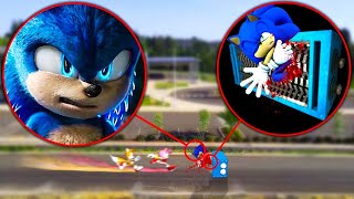 Drone Catches SONIC vs SHREDDER!! *SONIC AND FRIENDS*