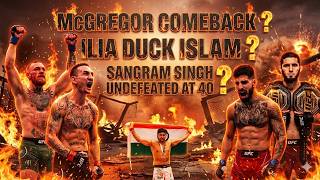 McGregor vs Holloway Rumors, Topuria Ducking Islam? UFC 328 Update & Sangram Singh’s Big Win!