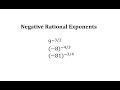 Simplifying Expressions with Negative Rational Exponents