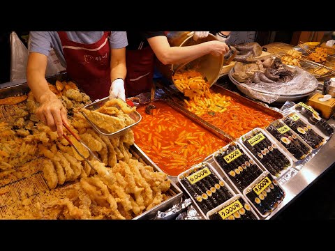 길거리음식 끝판왕! 인기 많은 떡볶이, 튀김, 김밥 분식맛집 몰아보기 TOP5 / Top 5 Popular Street Foods in Korea