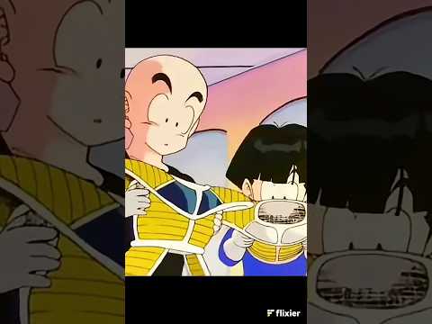 Vegeta le da armaduras a Gohan y a Krilin #dragonball #dragonballz