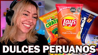 EXTRANJEROS prueban DULCES PERUANOS por PRIMERA VEZ 🥰
