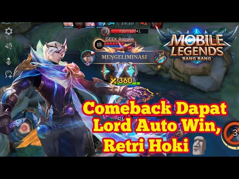 GUSION, EPIC COMEBACK MALING LORD AUTO WIN #gameplay #mobilelegends #wtrardhan