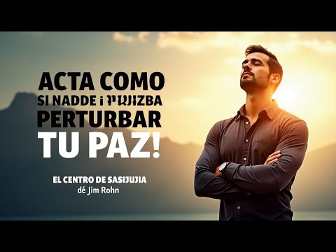 Aprende a actuar como si nada pudiera perturbar tu paz – Motivación de Jim Rohn