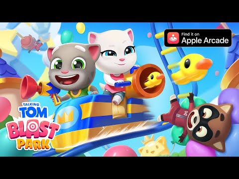 BLAST OFF! 💥💦🔫 Talking Tom Blast Park (Trailer)