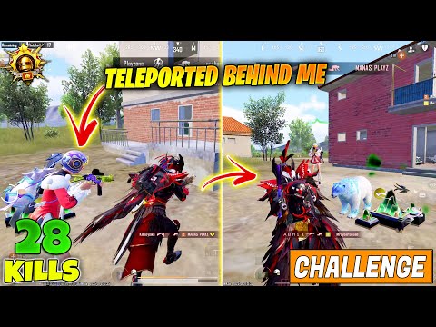 😱 OMG !! HOW THIS GOD LEVEL ANIME TELEPORTED BEHIND ME & CHALLENGED ME & BLOODRAVEN X-SUIT IN BGMI