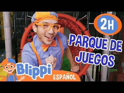 Parque de juegos con Blippi 🧡 Canciones Infantiles🎵| Juega y aprende | Moonbug Español | Blippi