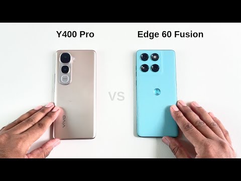 Vivo Y400 Pro vs Motorola Edge 60 Fusion Speed test and Camera Comparison