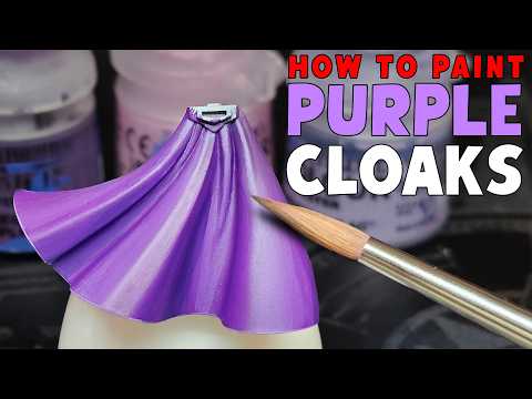 How to Paint Purple Cloaks in 10mins/4 paints!