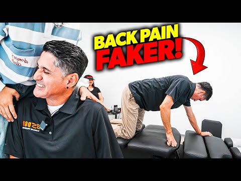 HE **FAKED** 50+ YEARS OF BACK PAIN‼️😱 | Chiropractor Adjustment Neck Pain Relief | Dr Tubio