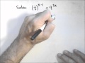 Solving Exponential Equations Concepts