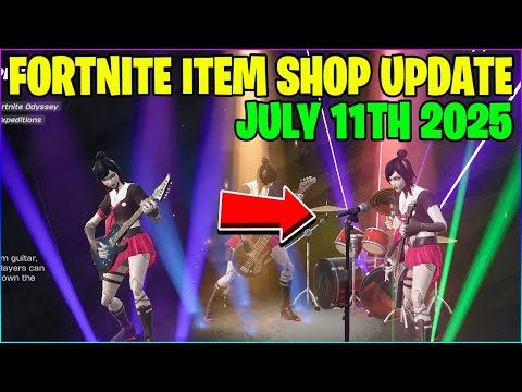 METALLICA STUFF IS BACK! Fortnite Item Shop [July 11th, 2025] (Fortnite Battle Royale)