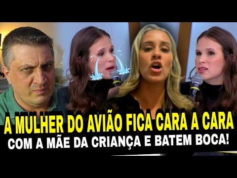 CARA A CARA! A mulher do avião e a mãe da criança se encontram e causam o maior barraco