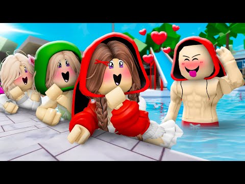 JJ Fall in LOVE with 3 GIRLS at POOL PARTY?! | ROBLOX Brookhaven 🏡RP - FUNNY MOMENTS