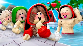 JJ Fall in LOVE with 3 GIRLS at POOL PARTY?! | ROBLOX Brookhaven 🏡RP - FUNNY MOMENTS