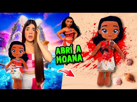 ABRI un PELUCHE de MOANA 2 (VAIANA) y me dijo QUE algo le PASÓ en el MAR🌊🚫 | Ani Cat😻