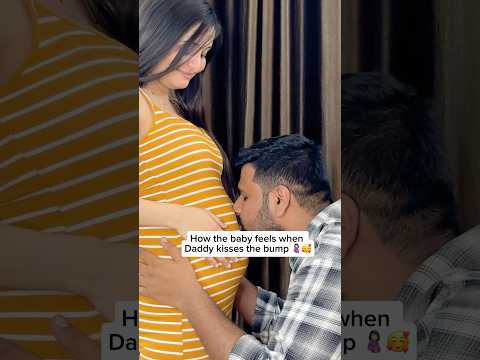 The baby is growing, and so are our emotions ♥️🧿✨ #shorts #shortsfeed #pregnancy #momtobe #dadtobe