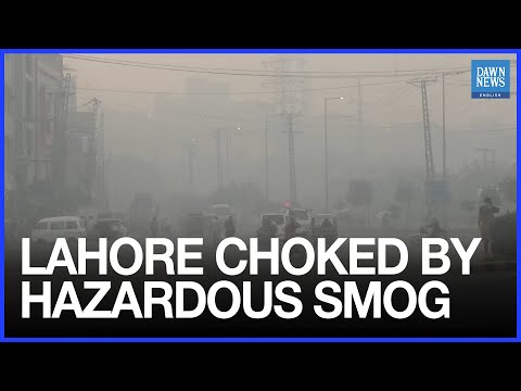 YouTube video thumbnail: Pakistan's Lahore Choked By Hazardous Smog, Residents Blame Factories