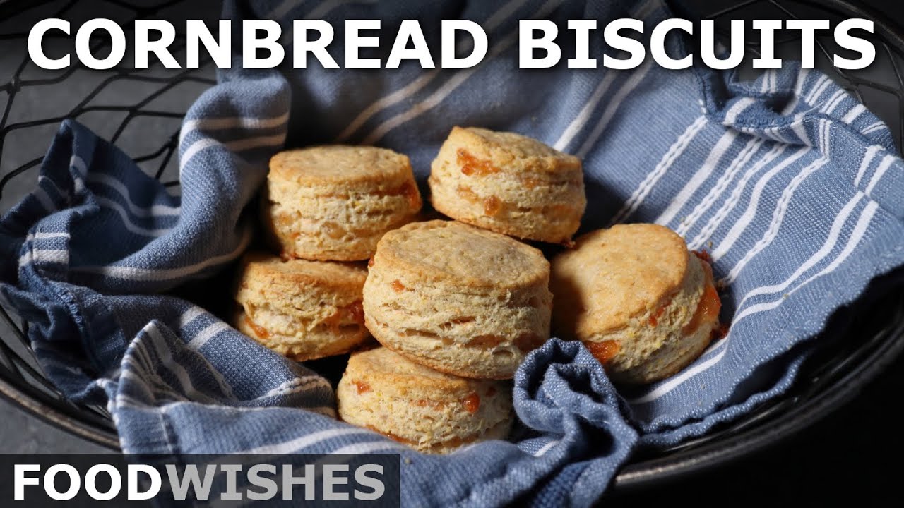Pepper Jack Cornbread Biscuits