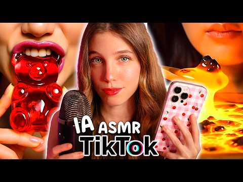ASMR REACCIONANDO a la INTELIGENCIA ARTIFICIAL de ASMR (ASMRTIST REACCIONA a la IA en TIKTOK)