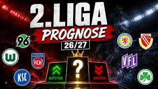 Meine 2.BUNDESLIGA Prognose der Saison 2026/27🔥