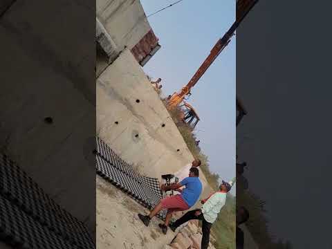 Actor performing stunt hnging on crane | #BehindTheCamera #behindthescene #bollywood