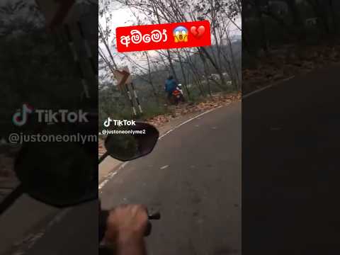 අඩෝ ඒ බයික් එක කැලේ අතුලටම වැටෙනවා?පාරවල් වල යද්දි පරිස්සමෙන් හැමෝම#srilanka #bike #bikelover