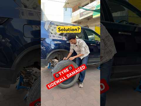 🏎️तेज speed में Itna bada BOLT 🛞me ghusa😱 #autocraves #automobile