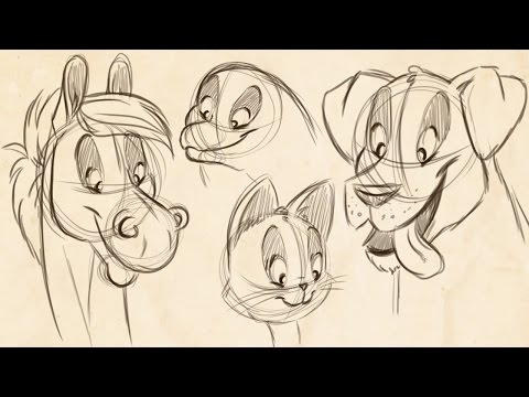 How to Draw Cartoon Animals! (feat. Jullelin Art) - YouTube