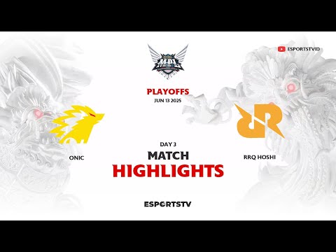 ONIC vs RRQ Hoshi HIGHLIGHTS MPL ID S15 PLAYOFFS | RRQ VS ONIC ESPORTSTV