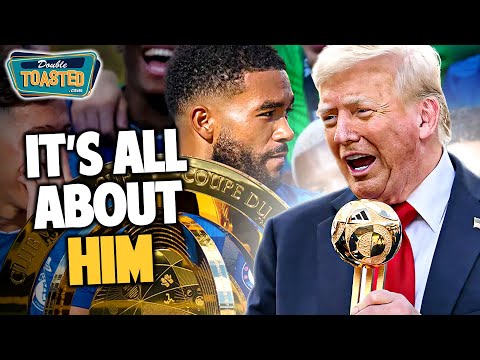 TRUMP CRASHES CLUB WORLD CUP TROPHY PARTY AND CONFUSES CHELSEA PLAYERS