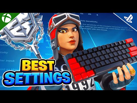 *NEW* Best Keyboard Settings + Sensitivity For Fortnite Chapter 6! (PS4/PS5/XBOX/PC)