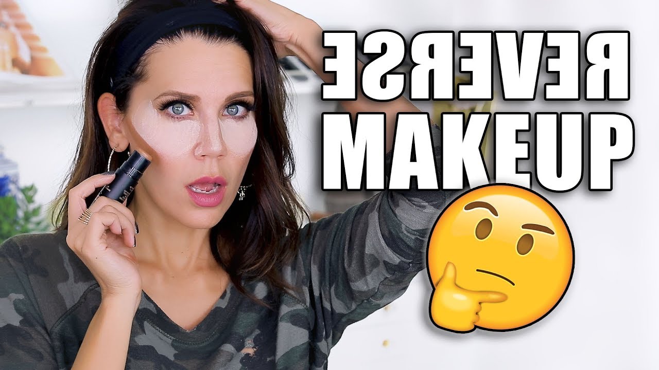 FULL FACE OF MAKEUP IN REVERSE