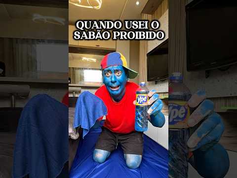 QUANDO USEI O SABÃO PROIBIDO #fyp #criança #infantil #shorts