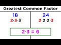 Prime Factorization and GCF Concepts