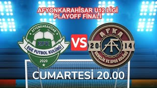 Ege Fk - Afka Gsk U12 Ligi Final Maçı Özeti Şampiyonluk Görüntüleri ve Röportajlar 