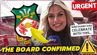 👏 JUST ANNOUNCED! (EXCELLENT NEWS) DIRECT FROM WREXHAM STADIUM! LATEST WREXHAM AFC NEWS TODAY!