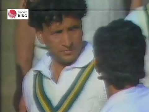 Abdul Qadir 13 wickets (9/56 & 4/45)  in Lahore 1987 | England tour of Pakistan 1987